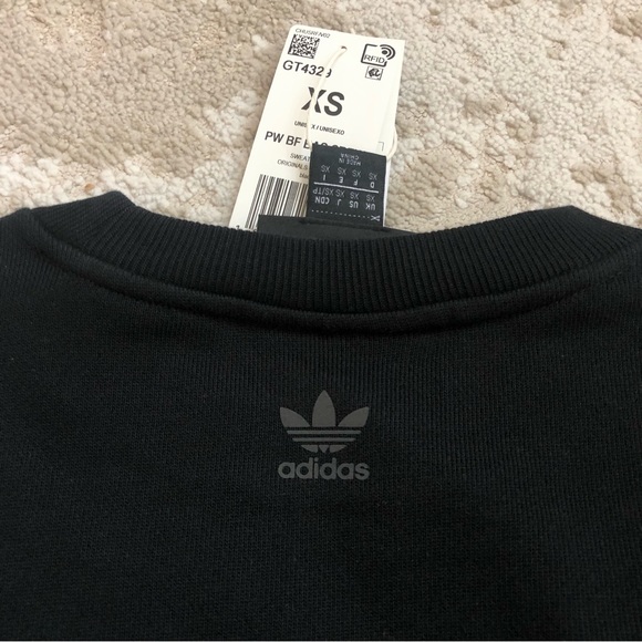NWT ADIDAS PHARRELL WILLIAMS BASICS CREWNECK SWEATSHIRT (GENDER NEUTRAL) GT4329 - Picture 13 of 13
